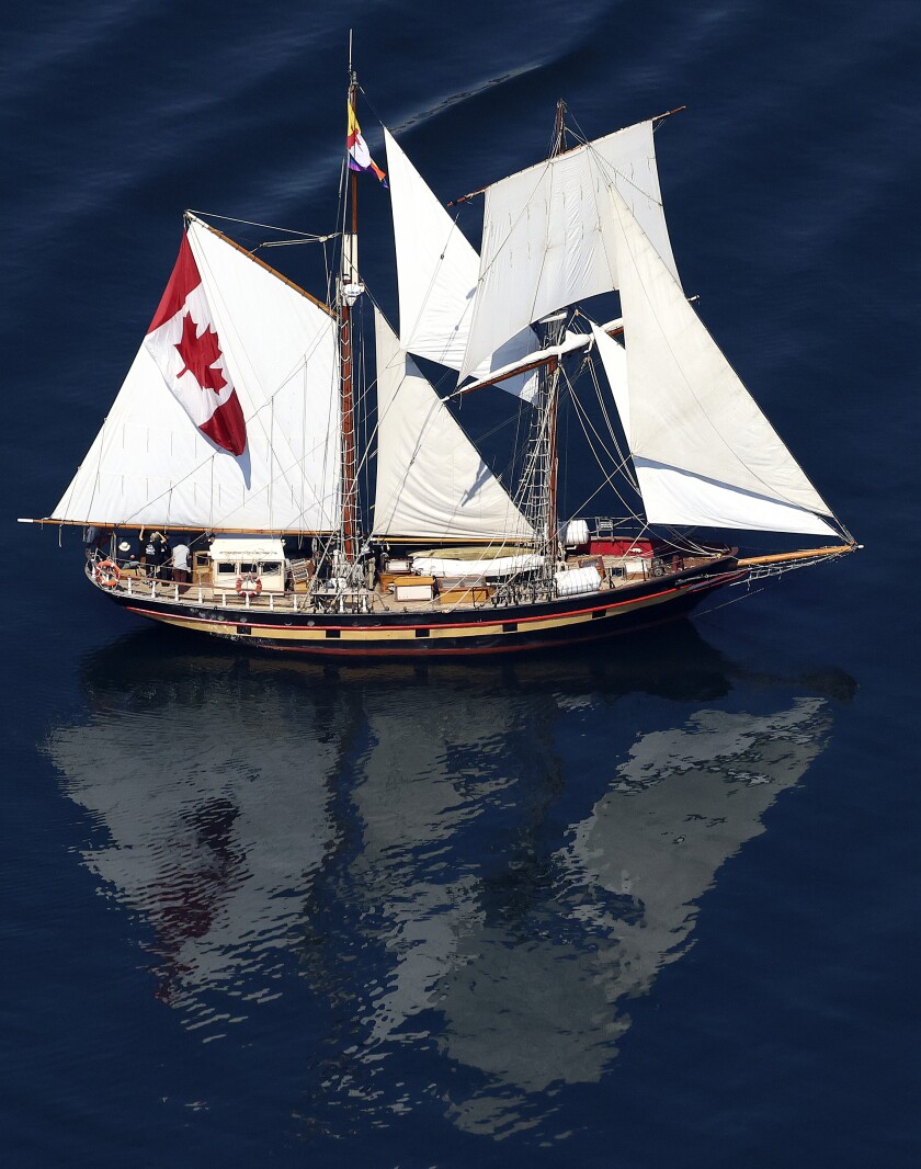 Tall ships.
