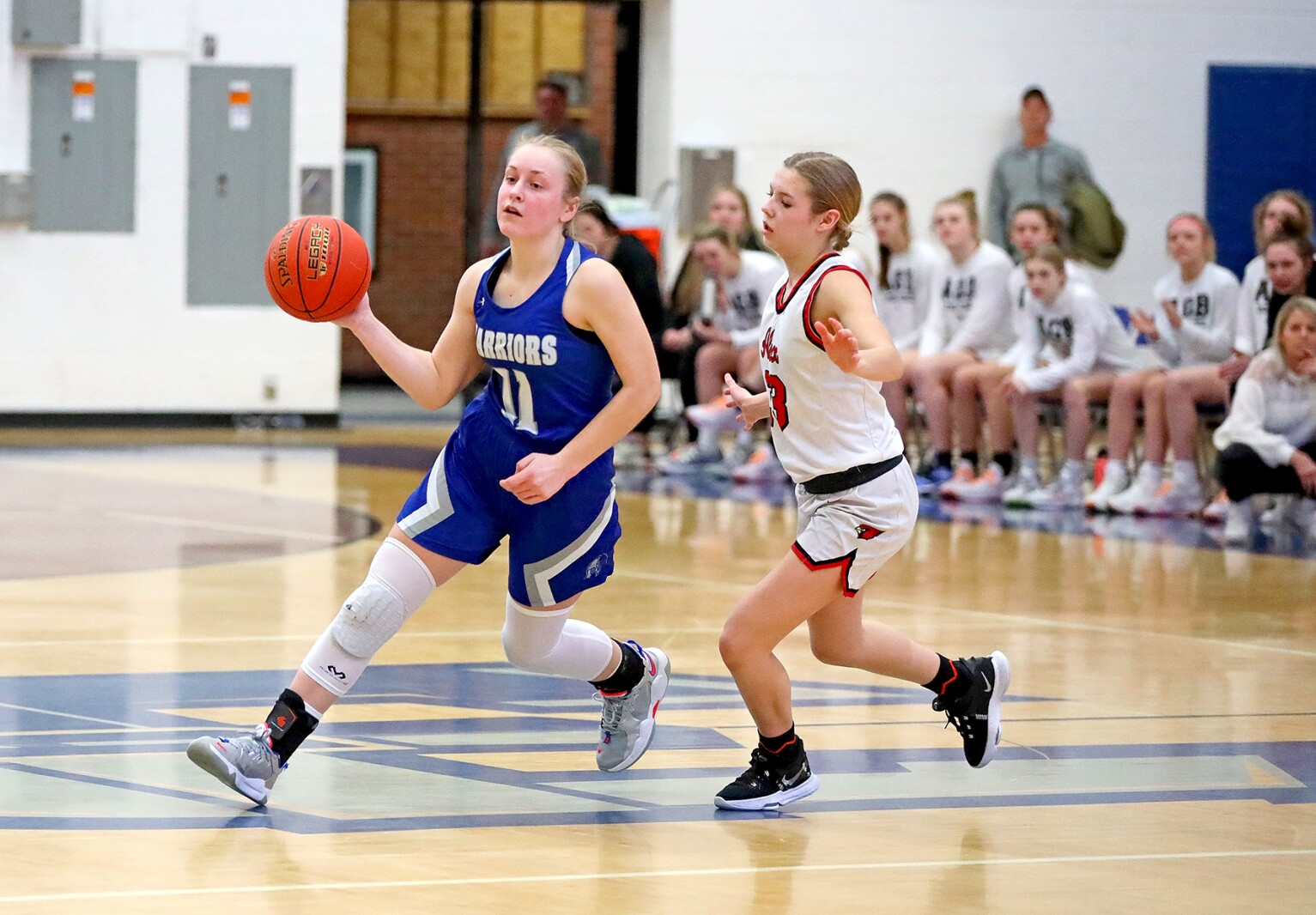 Brainerd Girls Basketball against Alexandria.
