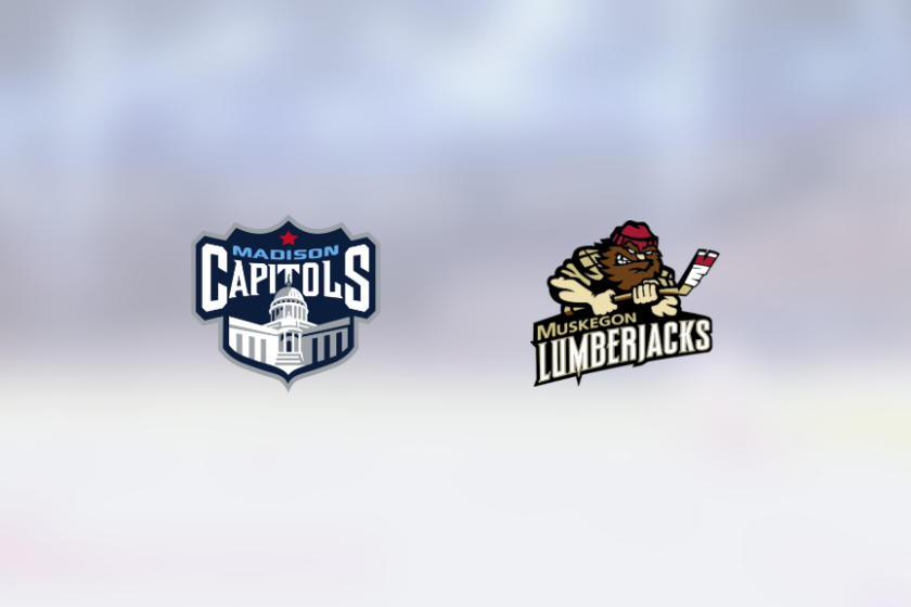 Muskegon Lumberjacks win over Madison Capitols when Davis Borozinskis