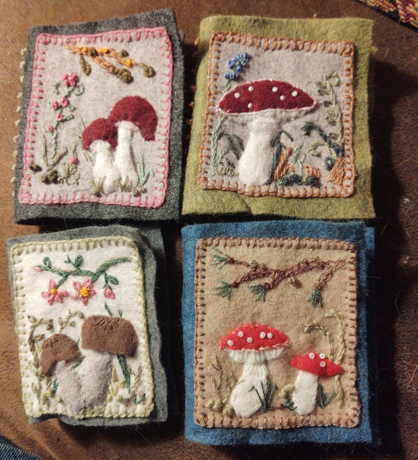 Needle Minder Embroidery Local Dyes Theresa Hortenstein