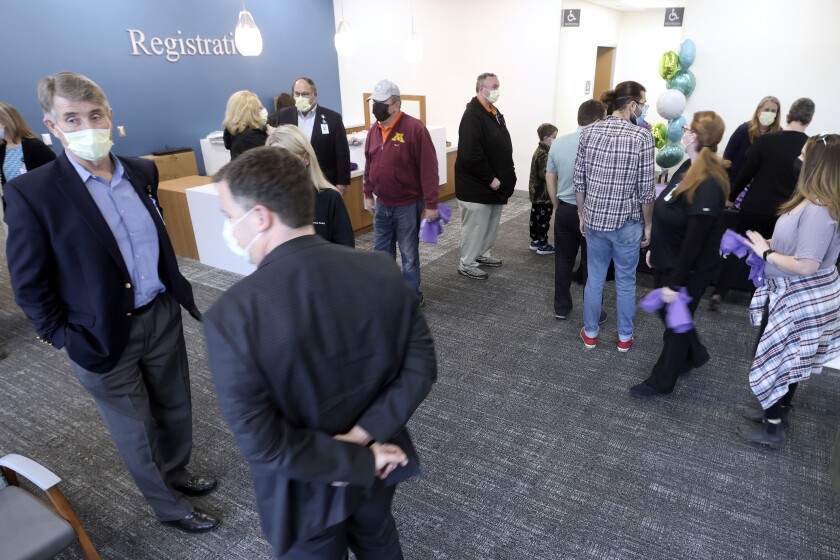 At Essentia's new Cloquet clinic.