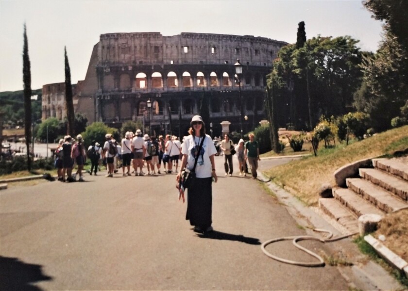 Camino_Laura Devick in Rome World Youth Day 2000.jpg