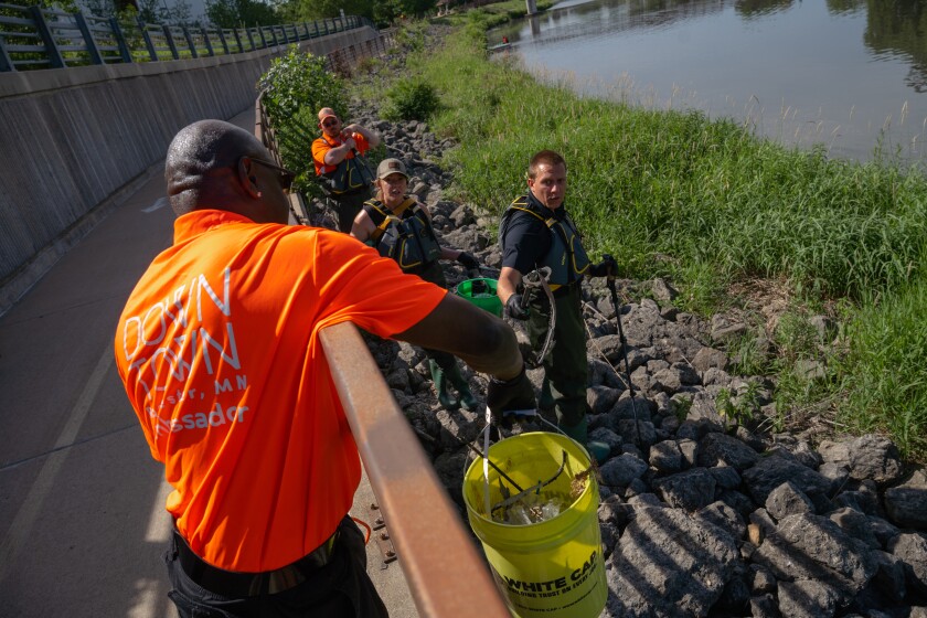 Downtown Rochester River Cleanup
