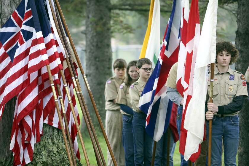 Memorial Day at the Gary-New Duluth Veterans Memorial.