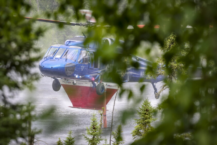 wildfire operations and preparations in forest environment