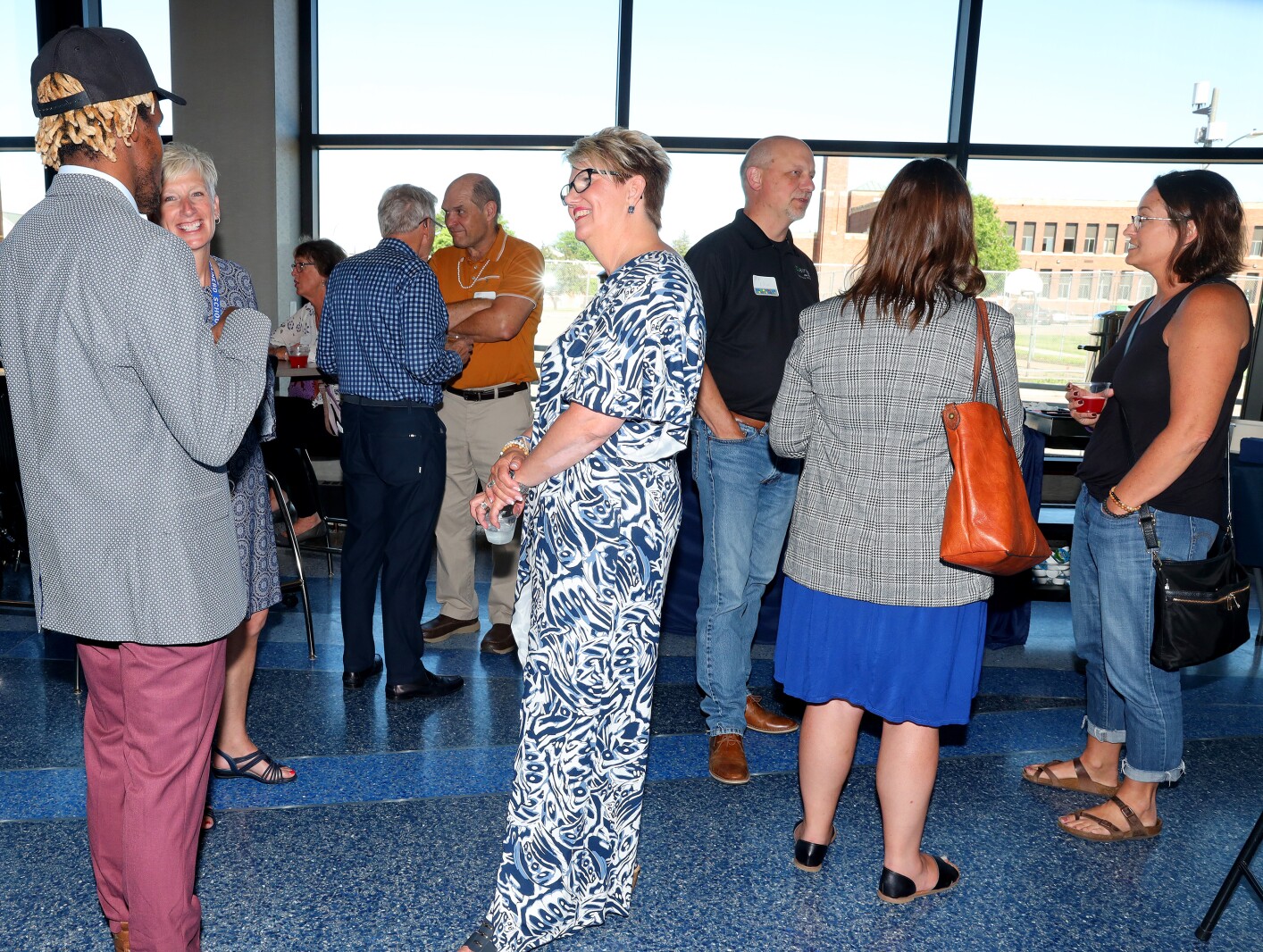 Laine Larson's retirement party at the Gichi-ziibi Center for the Arts.