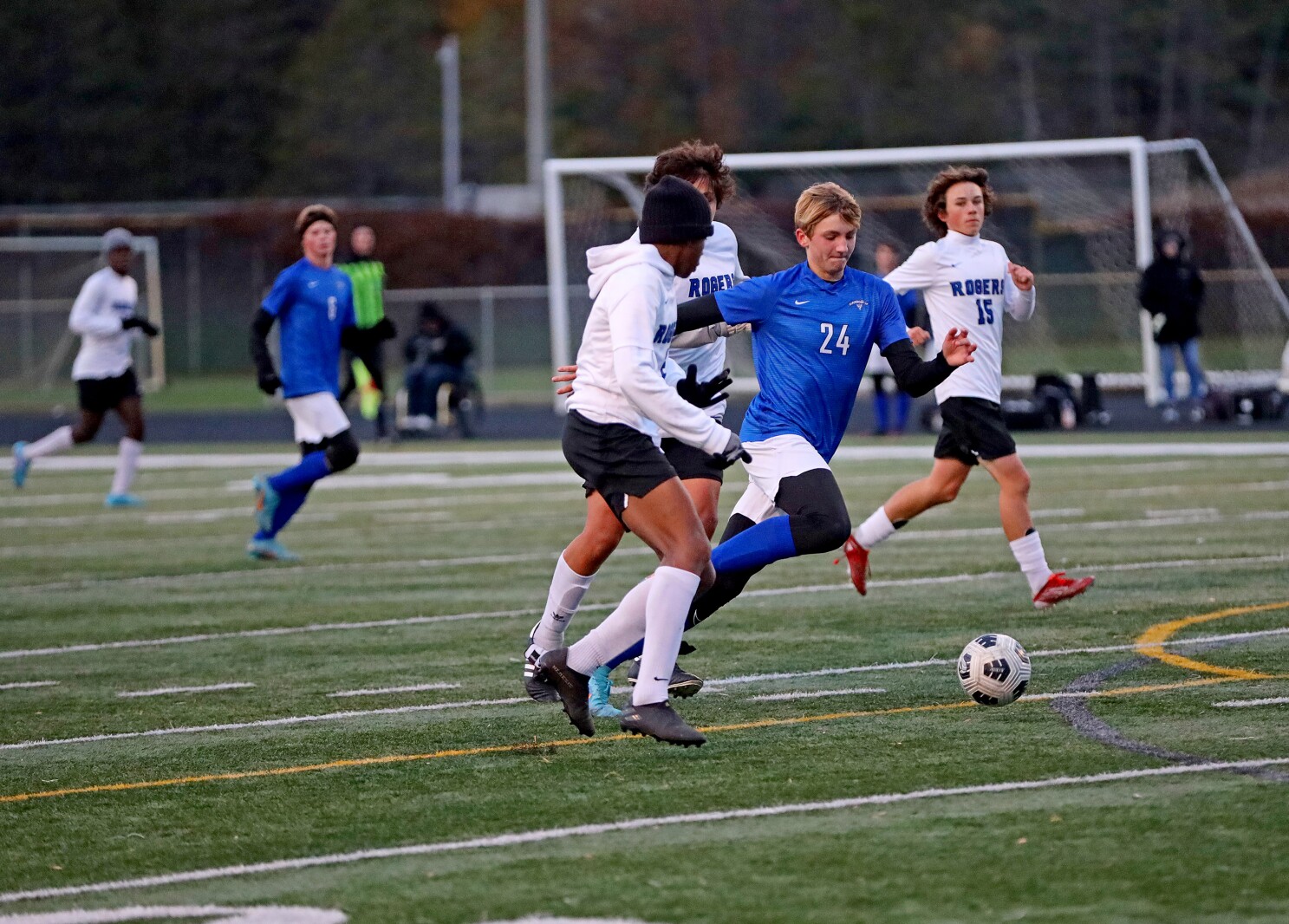Brainerd boys soccer vs Rogers