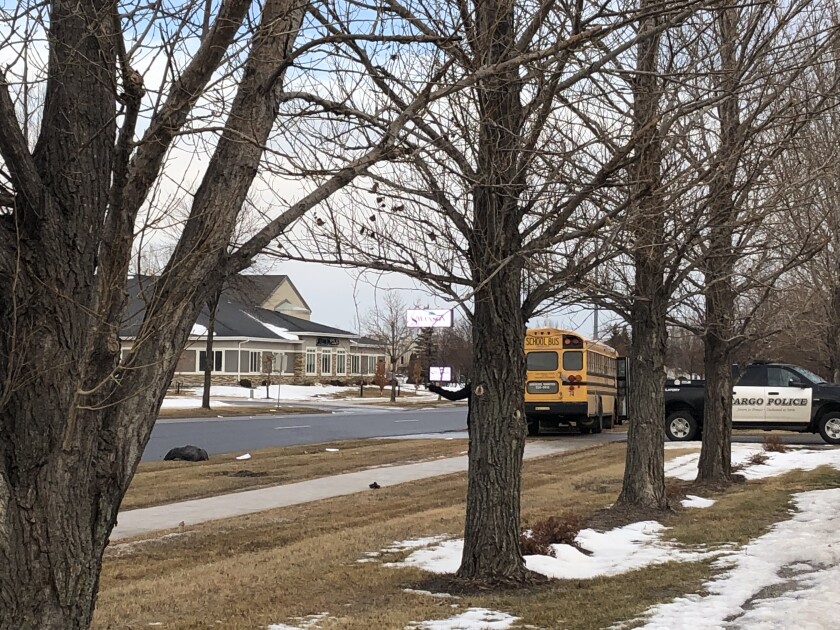 School bus crash South Fargo