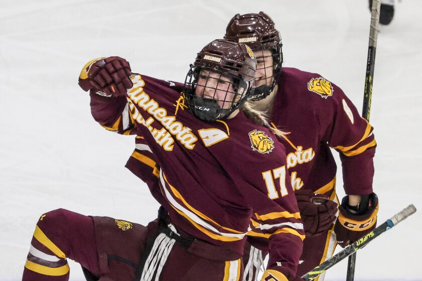 Minnesota Duluth plays Minnesota in NCAA Division I Regional Final for a trip to Frozen Four