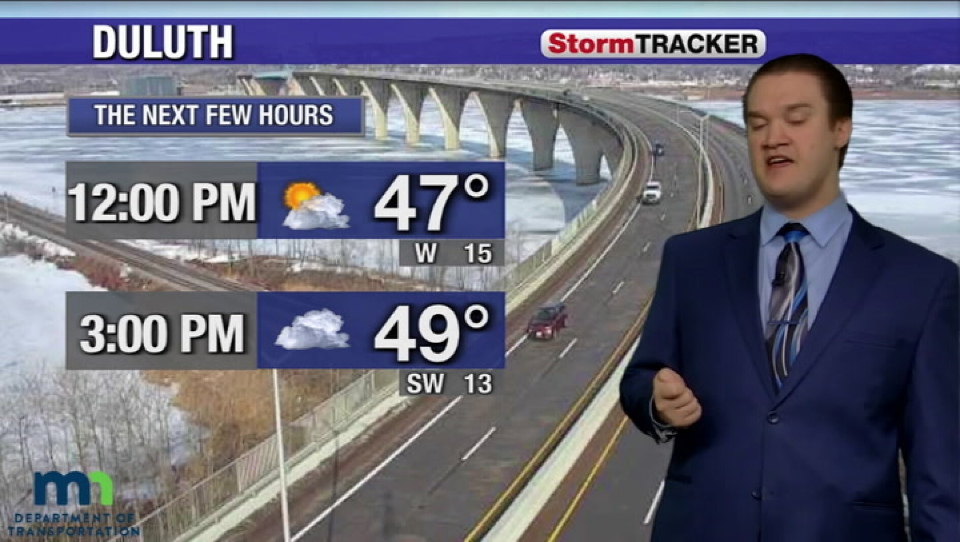 Increasing clouds through the afternoon, but staying warm today ...