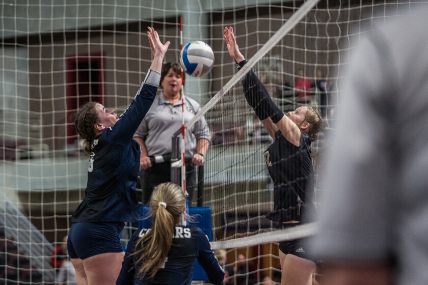 Section 1A, 1AA girls volleyball semifinals