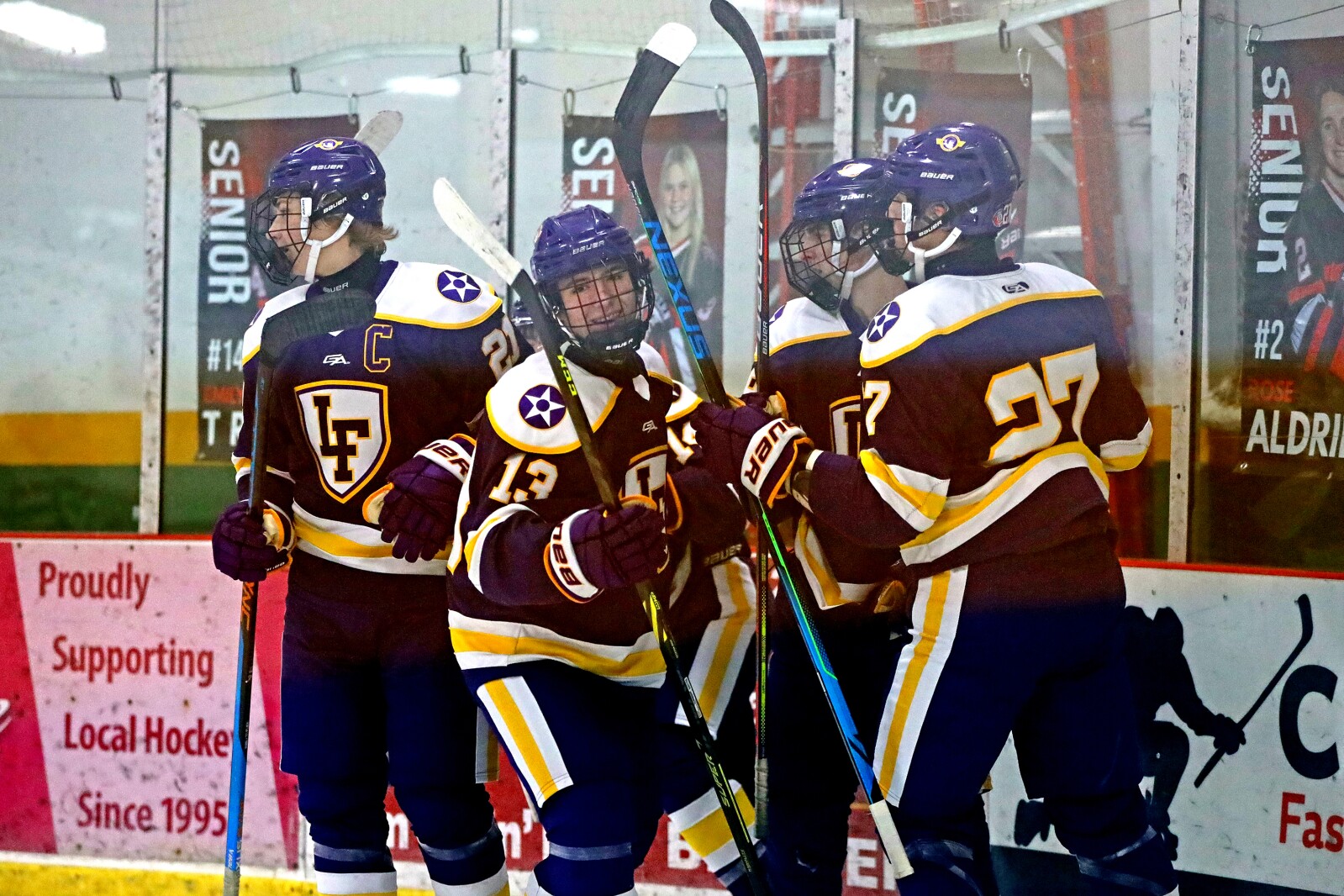 Little Falls vs Northern Lakes on Wednesday, Dec. 28, 2022, at Breezy Point Hockey Center.