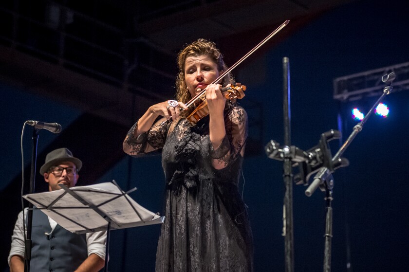 The Fargo-Moorhead Symphony Orchestra and Post-Traumatic Funk Syndrome team up for Symphony Rocks in 2017. Urban Toad Media / Special to The Forum