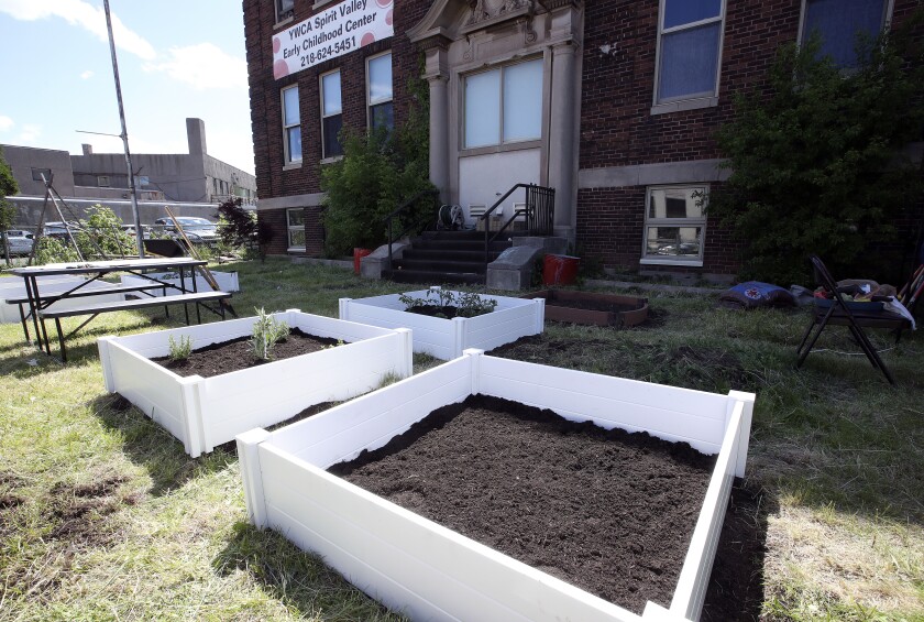 Garden beds.
