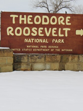 The entrance to Theodore Roosevelt National Park. Photo by Sydney Mook / The Dickinson Press