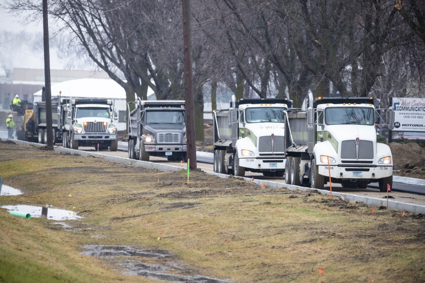 PHOTOS: Roadwork finishes up on Service Drive in Willmar Industrial ...