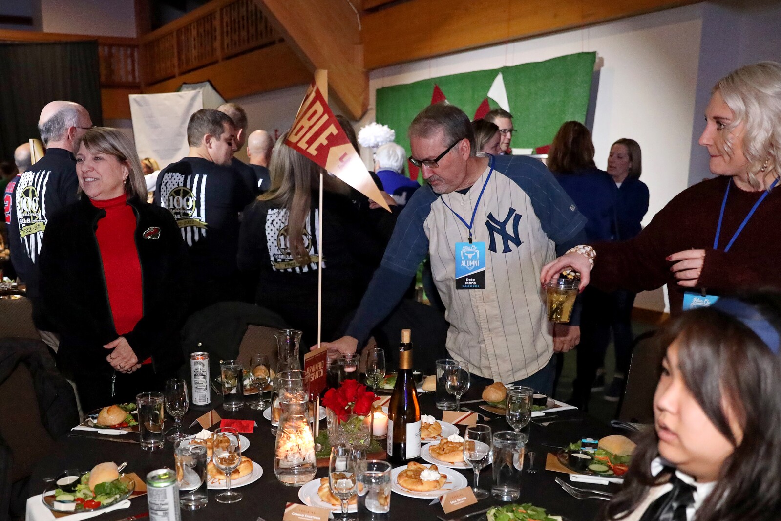 People gather for the ninth-annual Brainerd Lakes Chamber of Commerce Celebration of Excellence award dinner Nov. 17, 2022, at Cragun's Resort on Gull Lake near Brainerd.