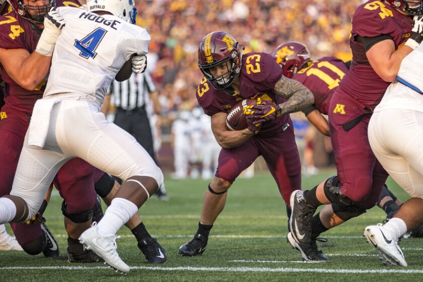 Minnesota slips by Buffalo in Fleck's first game