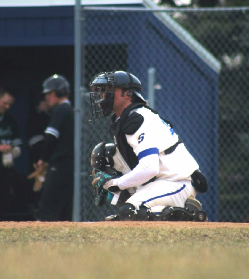 Fergus Hunter Rounding home plate: Spartan baseball player Hunter Cliff signs ...