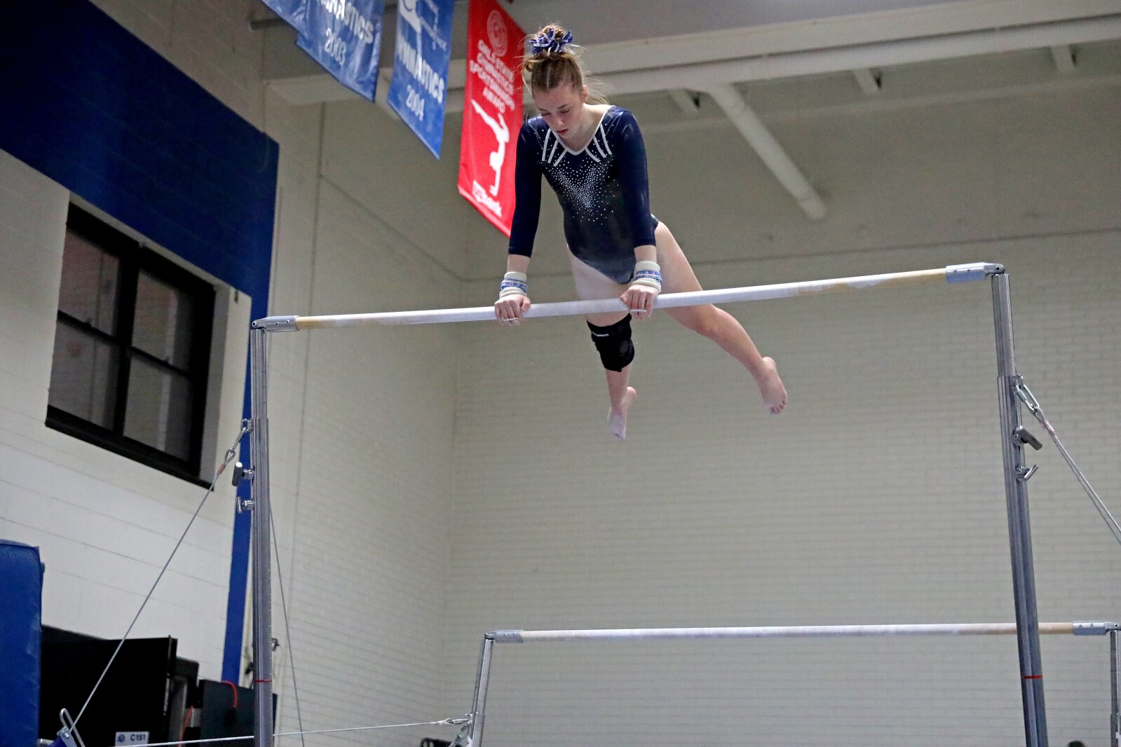 Brainerd gymnastics against Sauk Rapids on Friday, Jan. 13, 2023, at Brainerd.