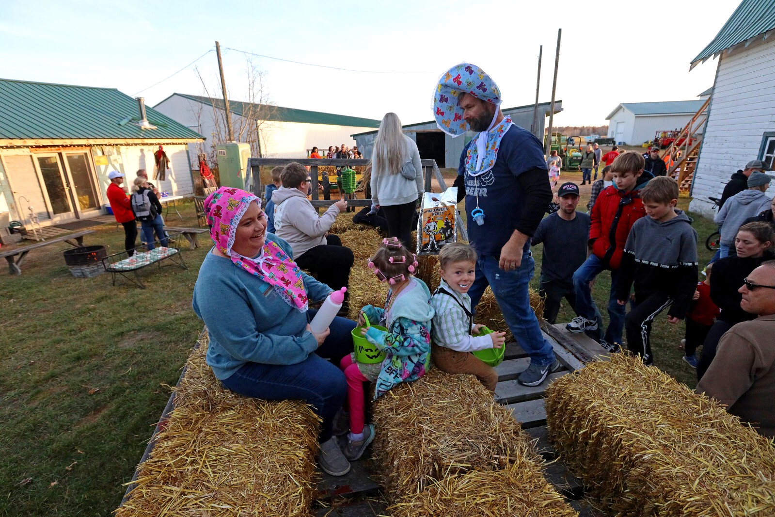 Nisswa Fire Department Haunted Barn and Hayrides on Saturday, Oct. 30, 2022, in Nisswa.
