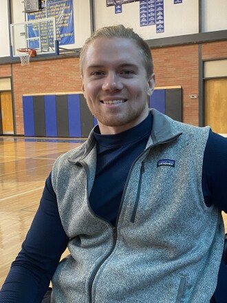 Hunter Pinke smiles for a photo