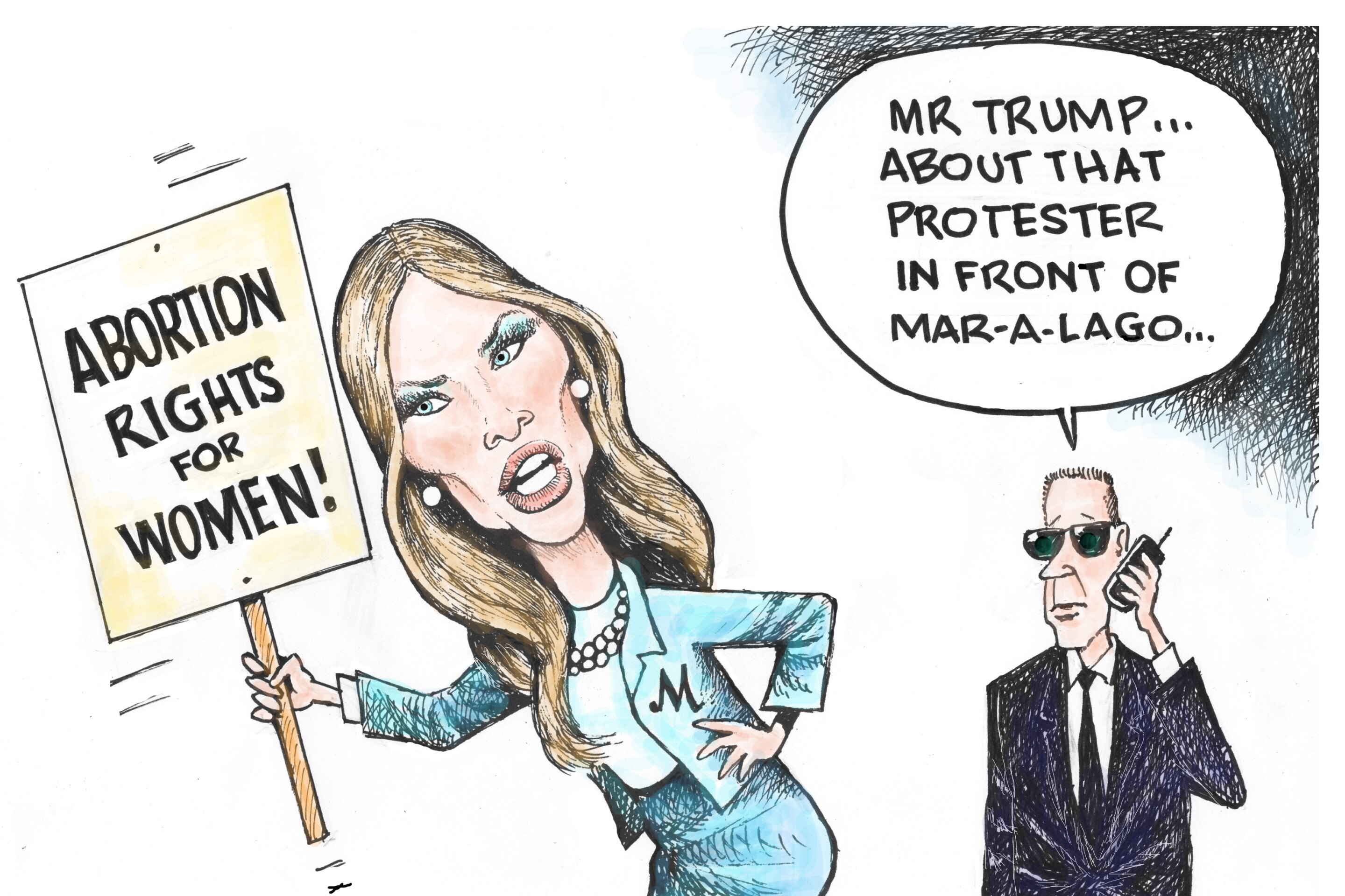 Abortion Rights Cartoon Bonus editorial cartoon for Oct. 8, 2024 - West Central Tribune | News ...