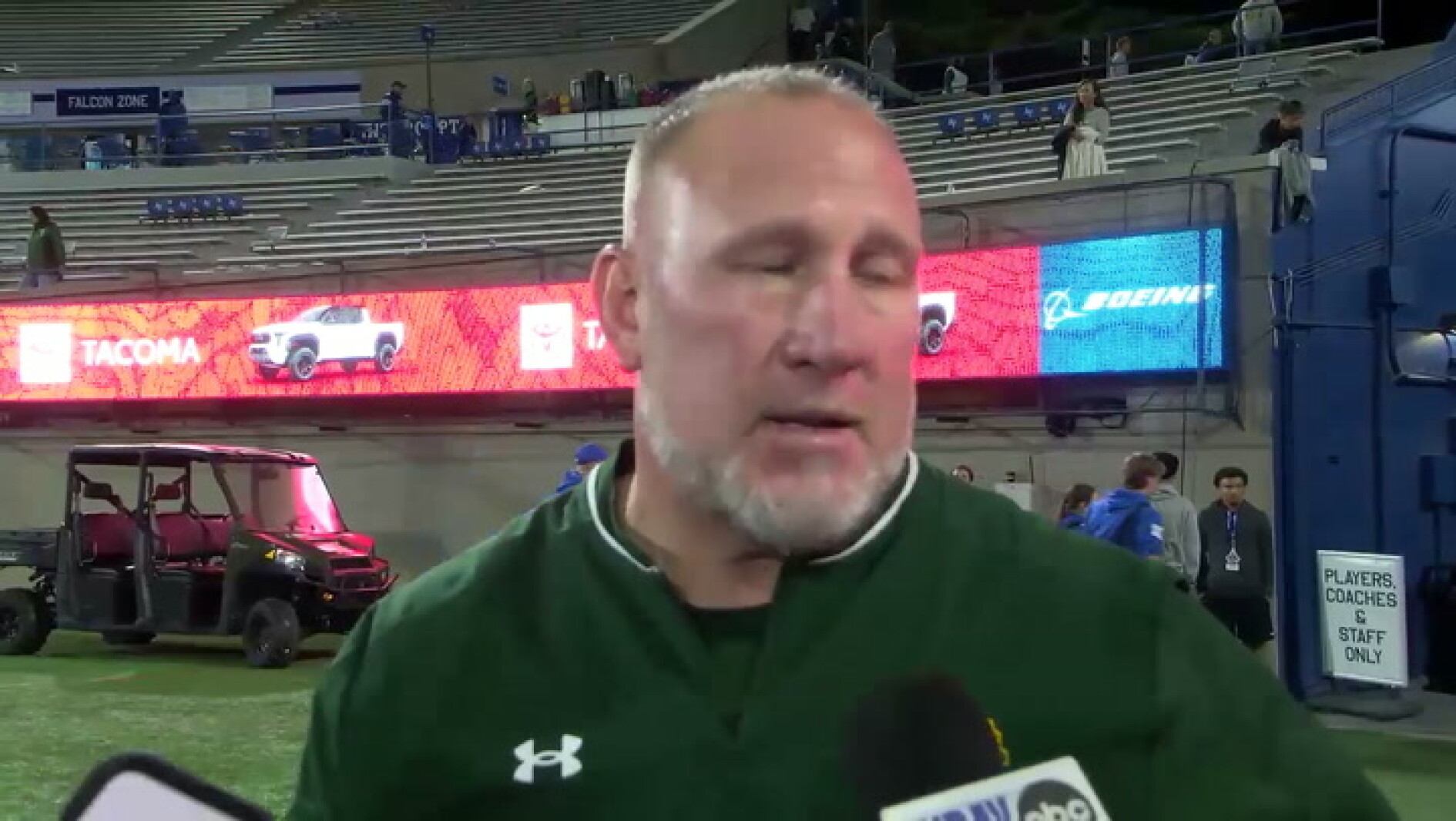 Tim Polasek postgame press conference vs Air Force
