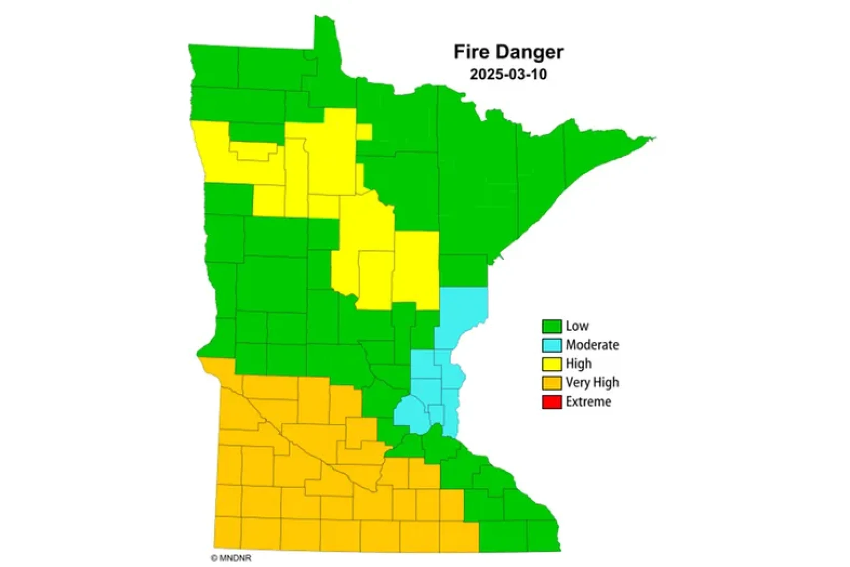 Minnesota Issues National Weather Service issues red flag warning for parts of Minnesota ...