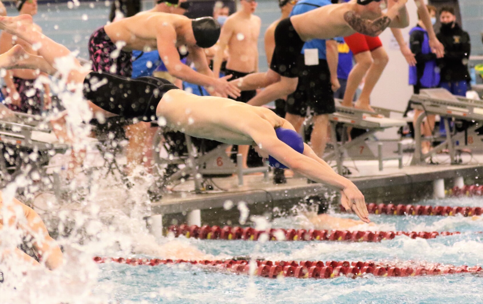 State Swimming meet at the University of Minnesota Aquatic Center.