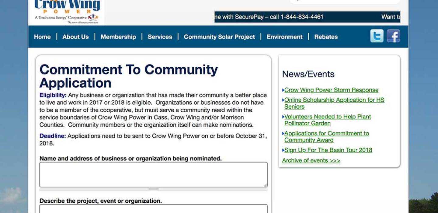 Crow Wing Power Rebates