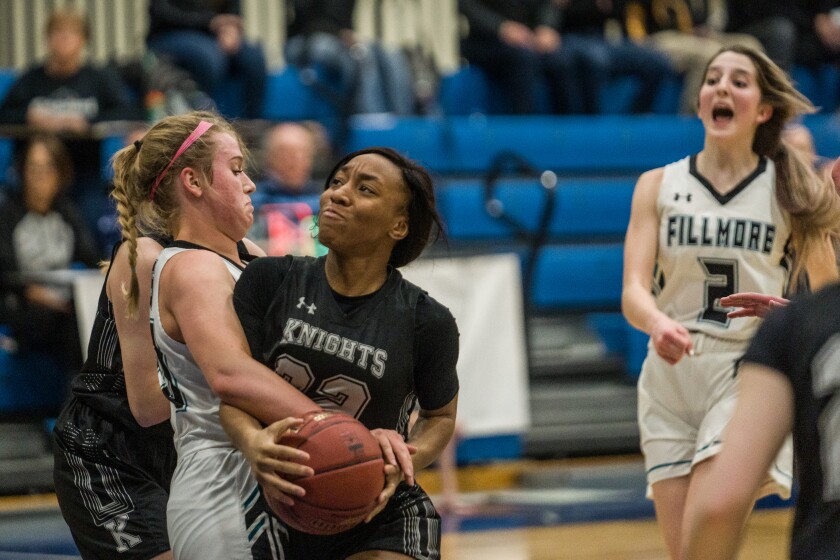 Fillmore Central, Kingsland Section 1A quarterfinal girls basketball