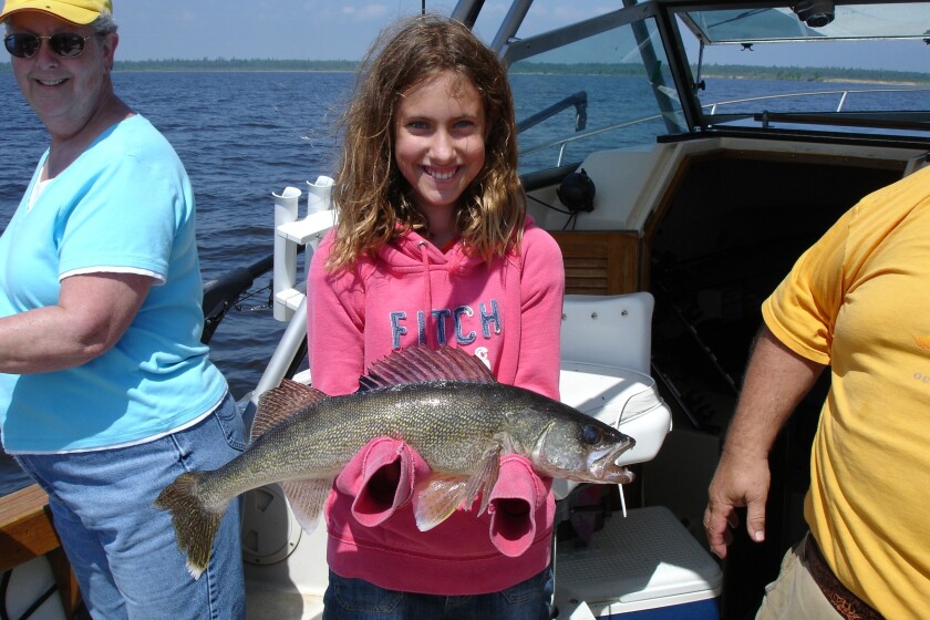 Alia Stewart walleye