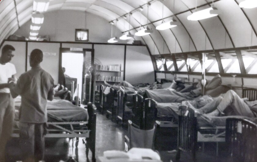 Hospital ward.