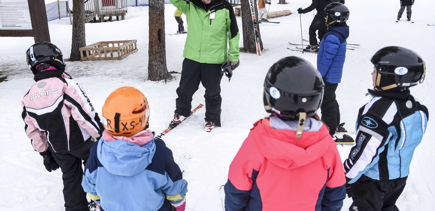 Snow school on a no-school day at Kimball's Powder Ridge - West Central ...