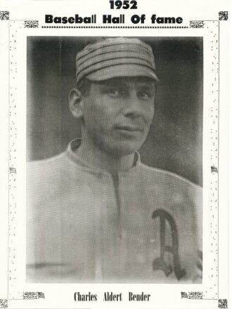 Charles Albert Bender (Baseball Hall of Fame) card