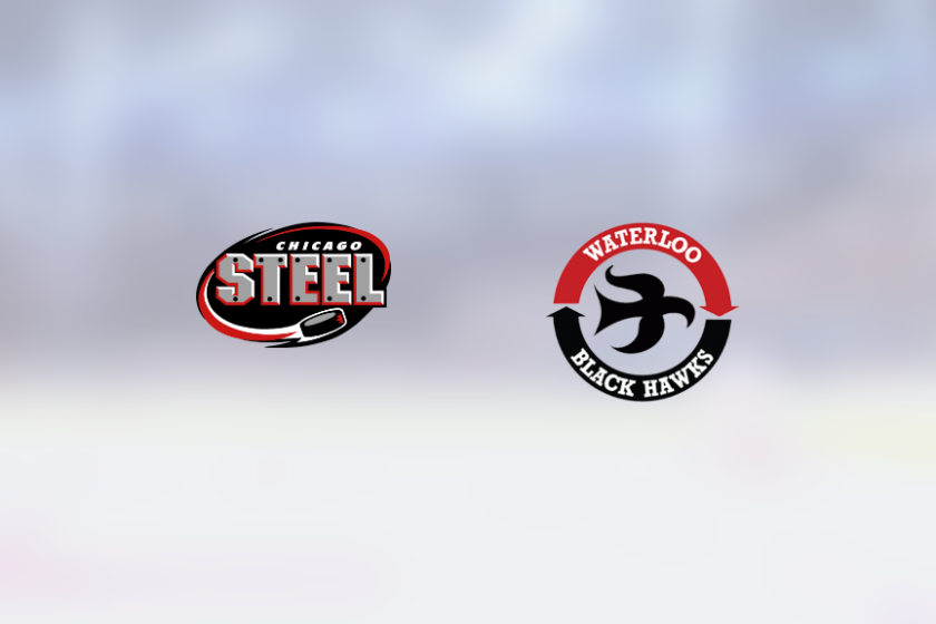 Solid victory for Waterloo Black Hawks shut out Chicago Steel The
