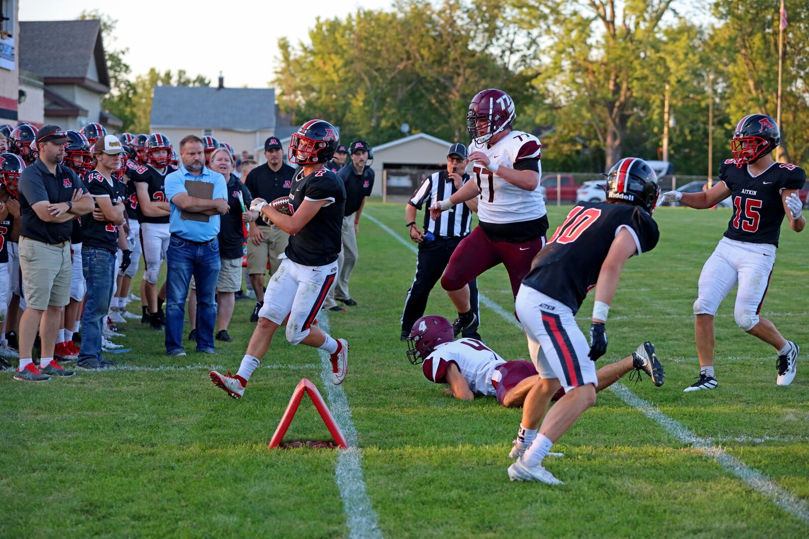 Aitkin football against Crosby-Ironton on Thursday, Sept. 1, 2022, at Aitkin.