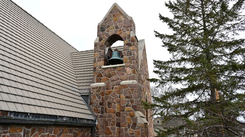 Repair work is being done on the St. Paul's Episcopal Church bell.