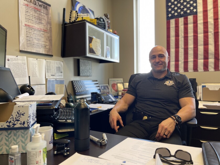 Lt. Kylan Klauzer of the Dickinson Police Department is helping organize and coordinate the upcoming summer course focused on law enforcement administration, which is set to take place at Dickinson State University. 