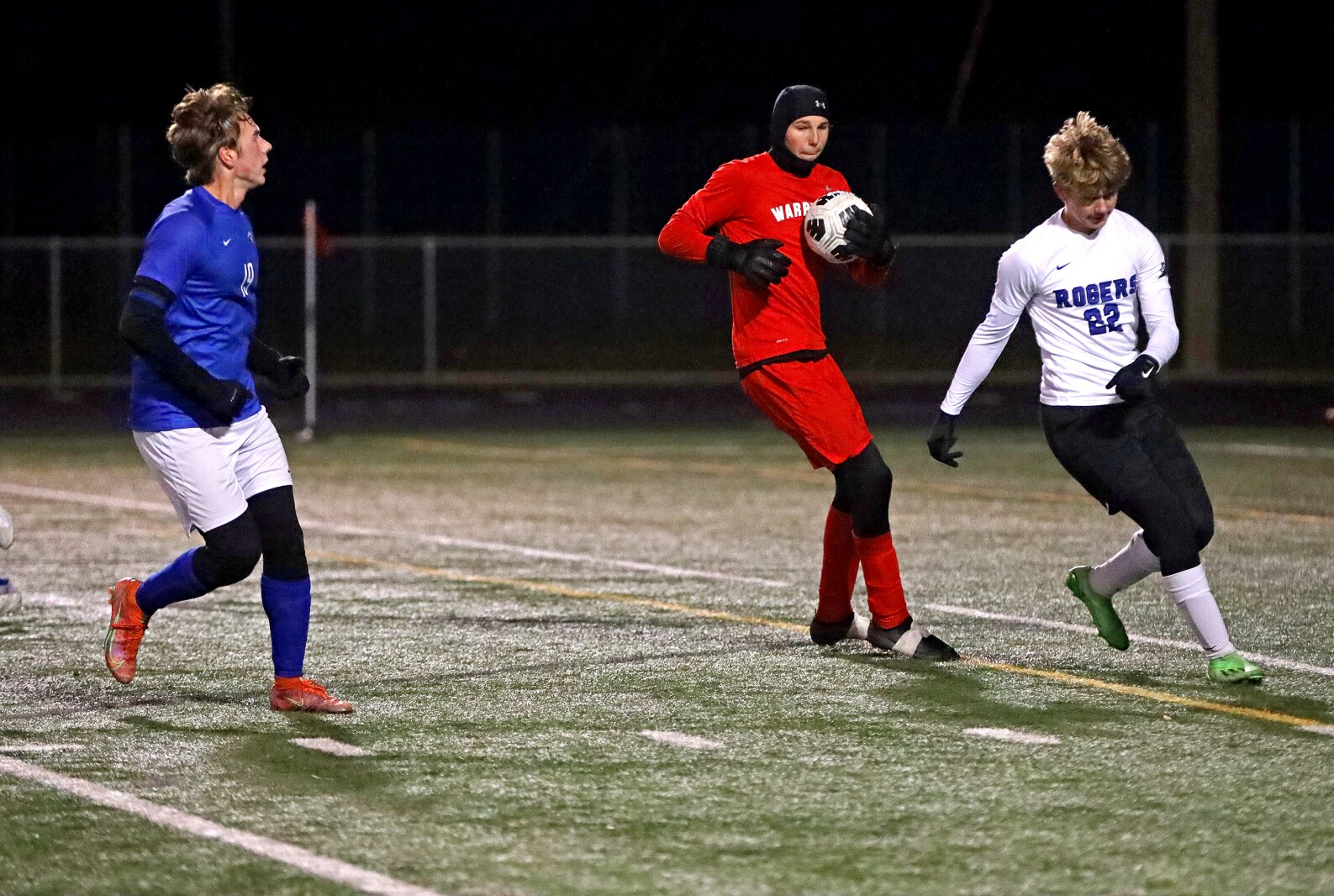 Brainerd boys soccer vs Rogers