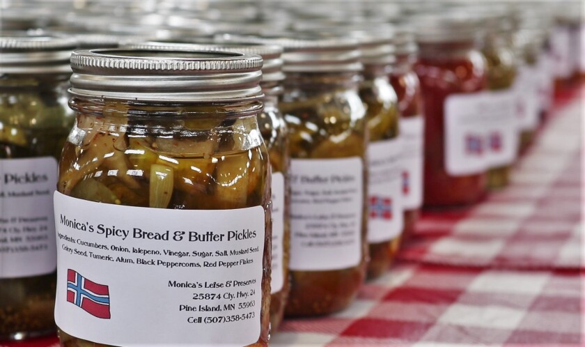 Monica's Lefse & Preserves canned items