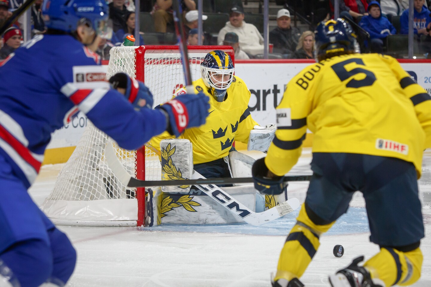 USA vs. Sweden World Junior Hockey
