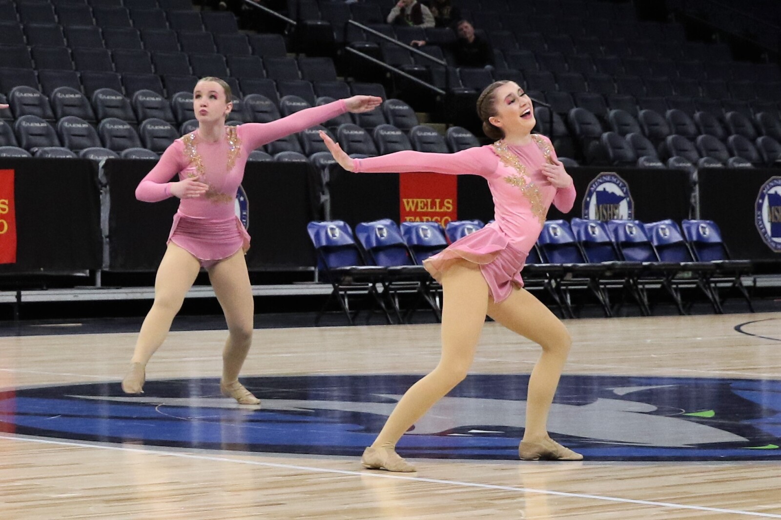 Crosby-Ironton competes in the Class 1A State Jazz meet Friday, Feb. 17, 2023, at Target Center in Minneapolis.
