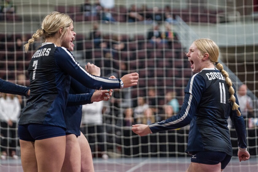 Section 1A, 1AA girls volleyball semifinals