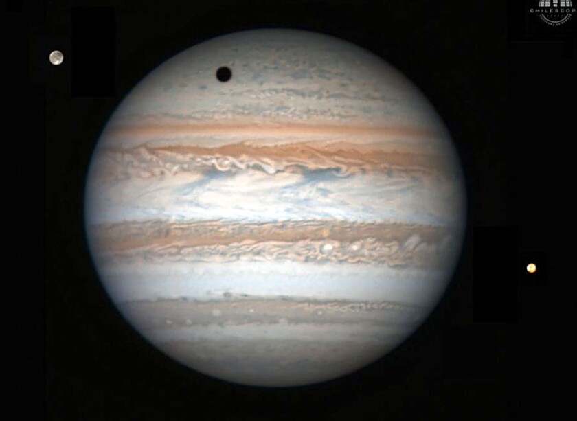 Ganymede shadow transit