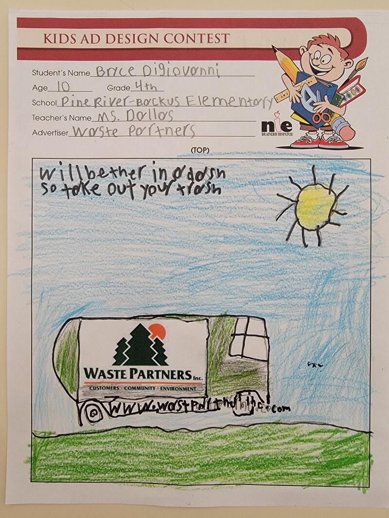 Pine River-Backus Elementary School - Ms Dallas' 4th Grade Class