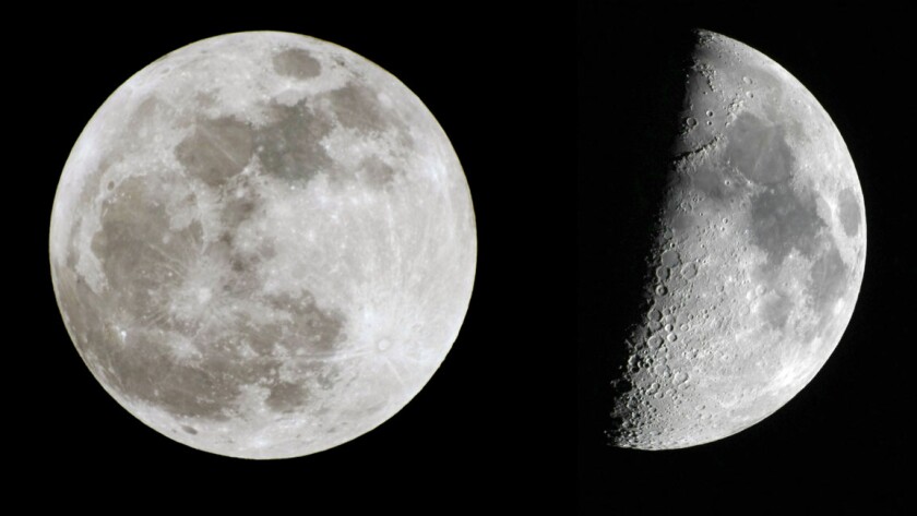 Seeliger opposition effect moon panel