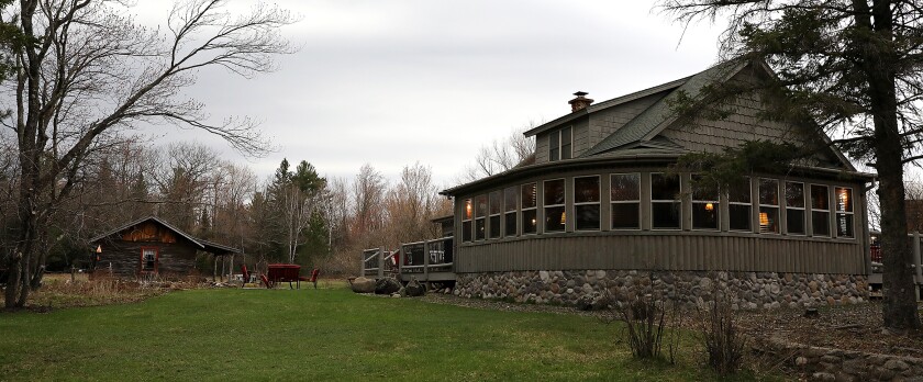 The Summer Kitchen, left, is located just outside of the Farmhouse