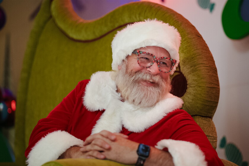 Santa Rindya Santa's suit, hat and beard a natural fit for longtime helper at West ...